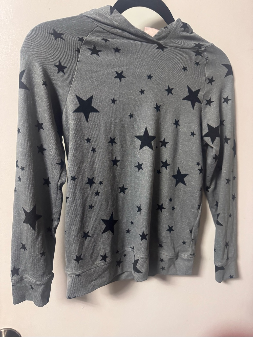 Kids Gray Star-Print Sweatshirt Hoodie and jogging pants - Cozy Everyday Top